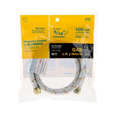 MANGUERA FLEXIBLE PARA GAS DE 5/16 X 5/16  FOSET (23202)